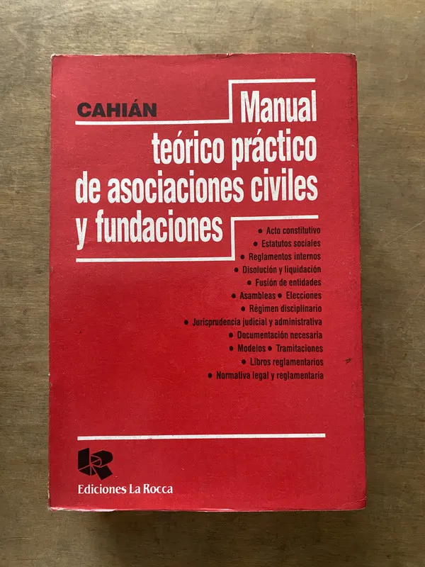 Manual teorico practico de asociaciones - Cahian (3v3)