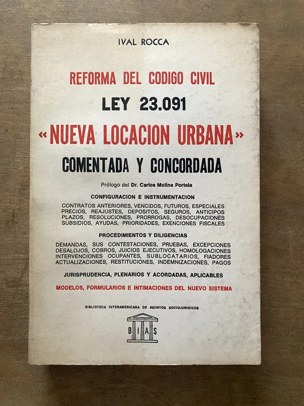 Reforma del Codigo Civil Ley 23091 «Nueva - Rocca (3v3)