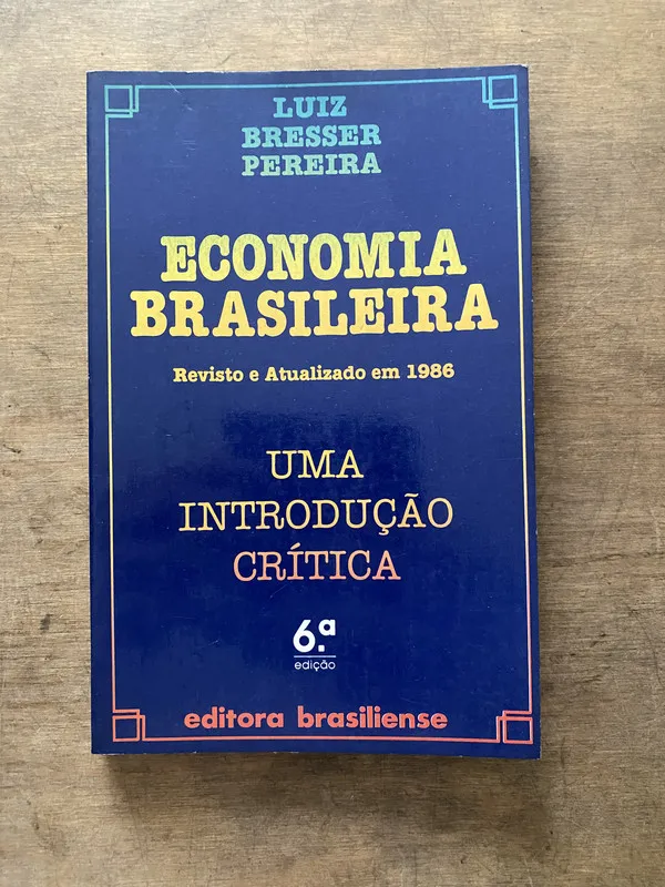 Economia Brasileira - Bresser Pereira Luiz (3v5)