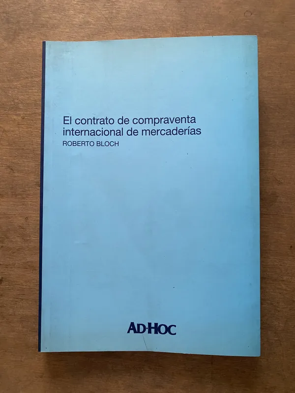 El contrato de compraventa internacional de - Bloch (3v6)