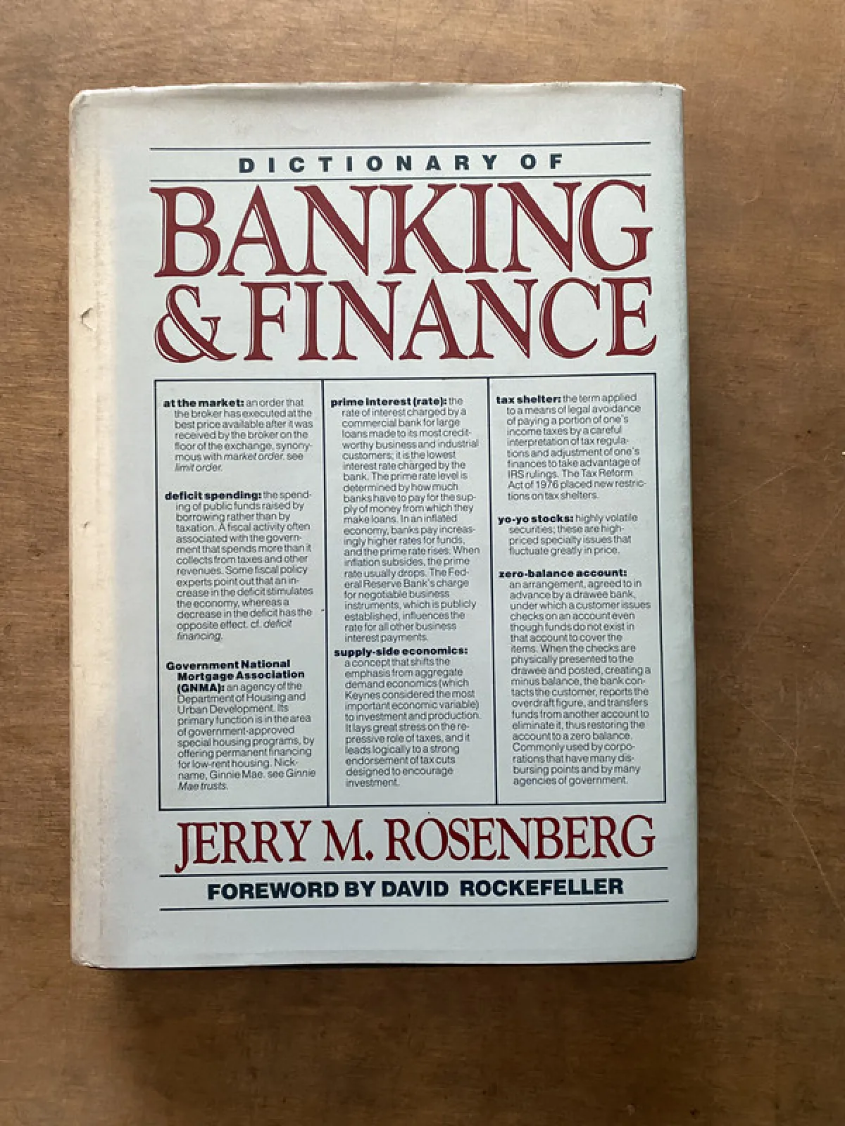 Dictionary of Banking & Finance - Rosenberg Jerry M (3v6)
