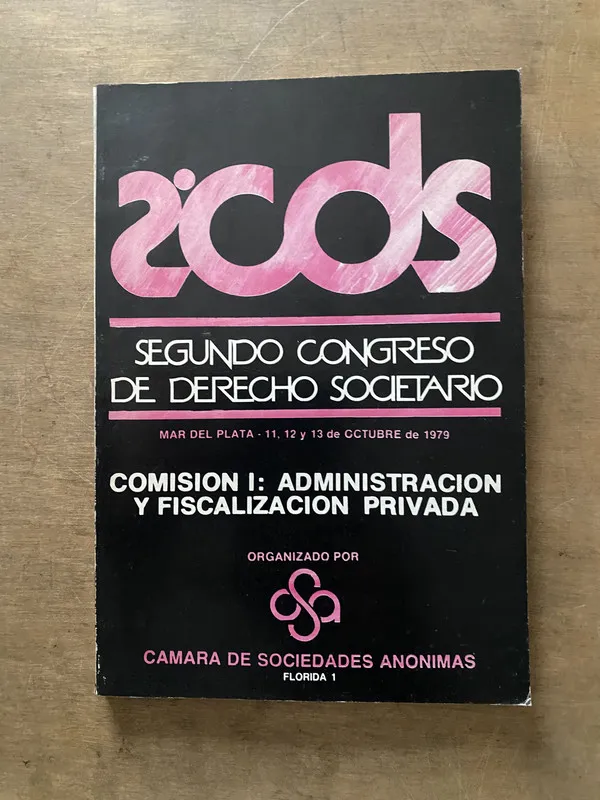 Segundo Congreso de Derecho Societario - (3v7)