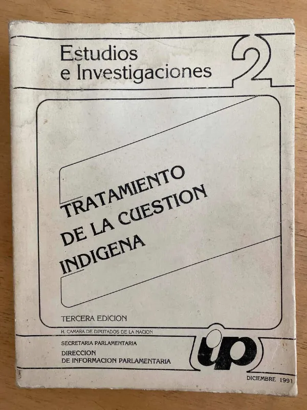 Tapa de Tratamiento De La Cuestion Indigena - Botte, S. (coord) (k4)