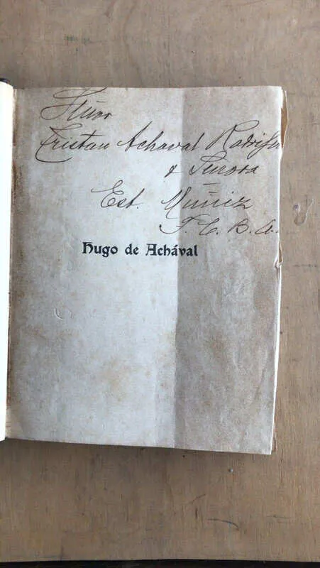 - Hugo De Achaval 1889 - 1915 (n5)