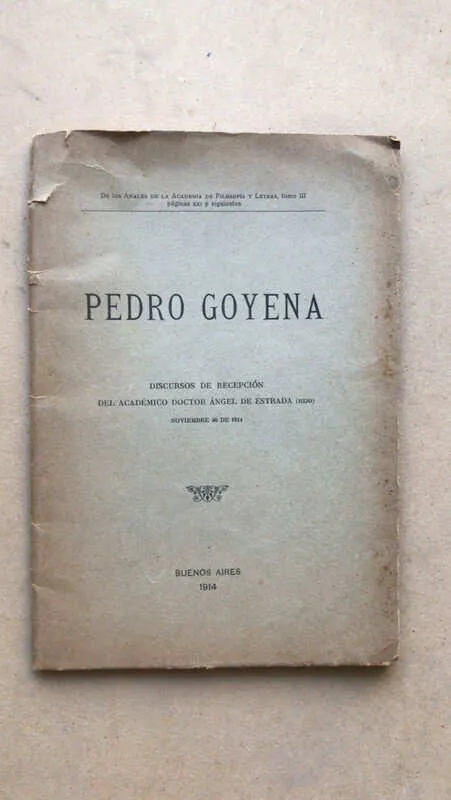 Pedro Goyena - De Estrada, Angel (cc3)