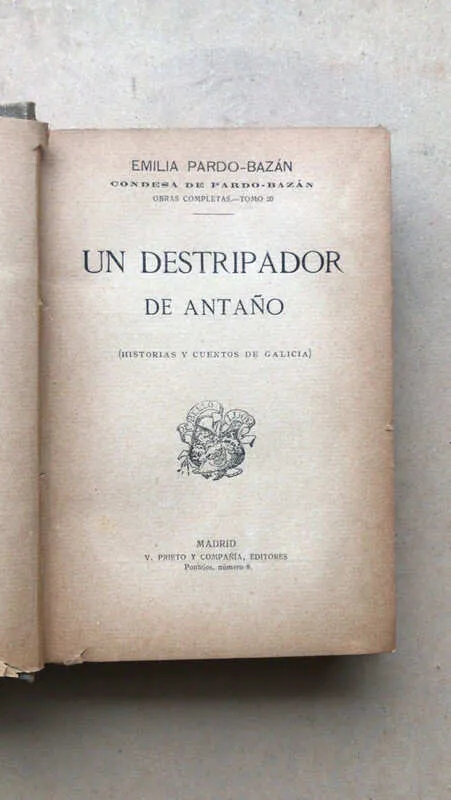 Un Destripador De Antaño - Pardo Bazan (aa3)