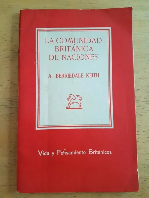 Tapa de La Comunidad Britanica De Naciones - Berriedale Keith, (k2)