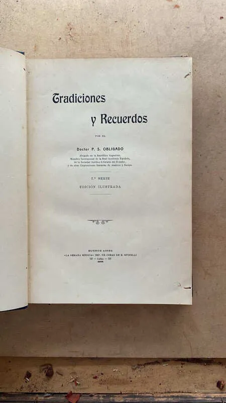 Tradiciones Argentinas 7a Serie - Obligado, P. (k2)