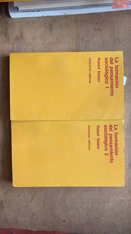 La Formacion Del Pensamiento Sociologico - Nisbet, R. (aa6)