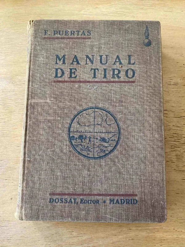 Tapa de El Tiro De La Artilleria De Campaña. Manual d- Puertas (X2)
