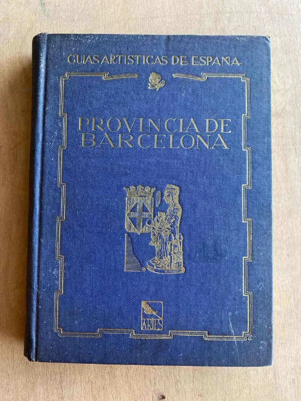 Guias Artisticas De España. Barcelona- Gudiol Ricart (a5)