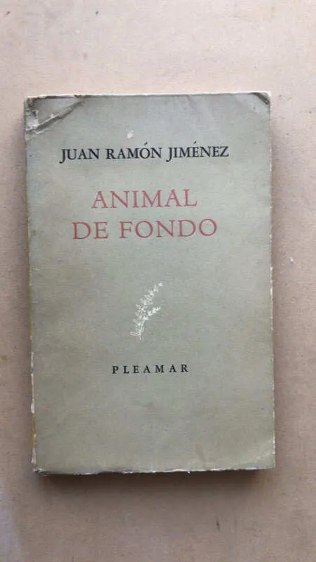 Tapa de Animal De Fondo - Jimenez, Juan Ramon (G3)