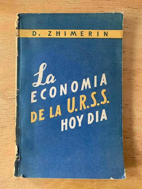 Tapa de La Economia De La U.r.s.s. Hoy Dia - Zhimerin, D. (B5)