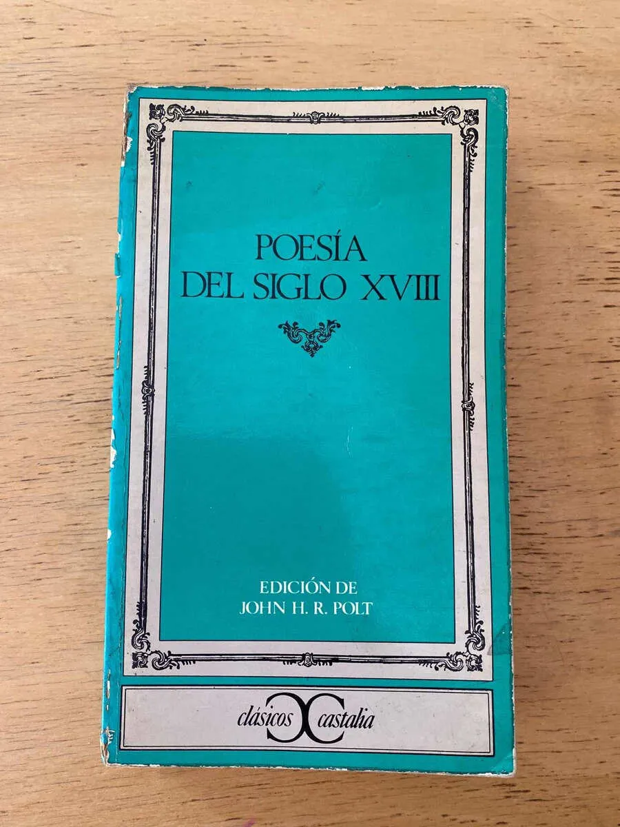 Poesia Del Siglo Xviii - Polt, John (c2)