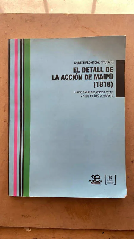 Sainete Provincial Titulado El Detalle Accion De Maipu (k7)
