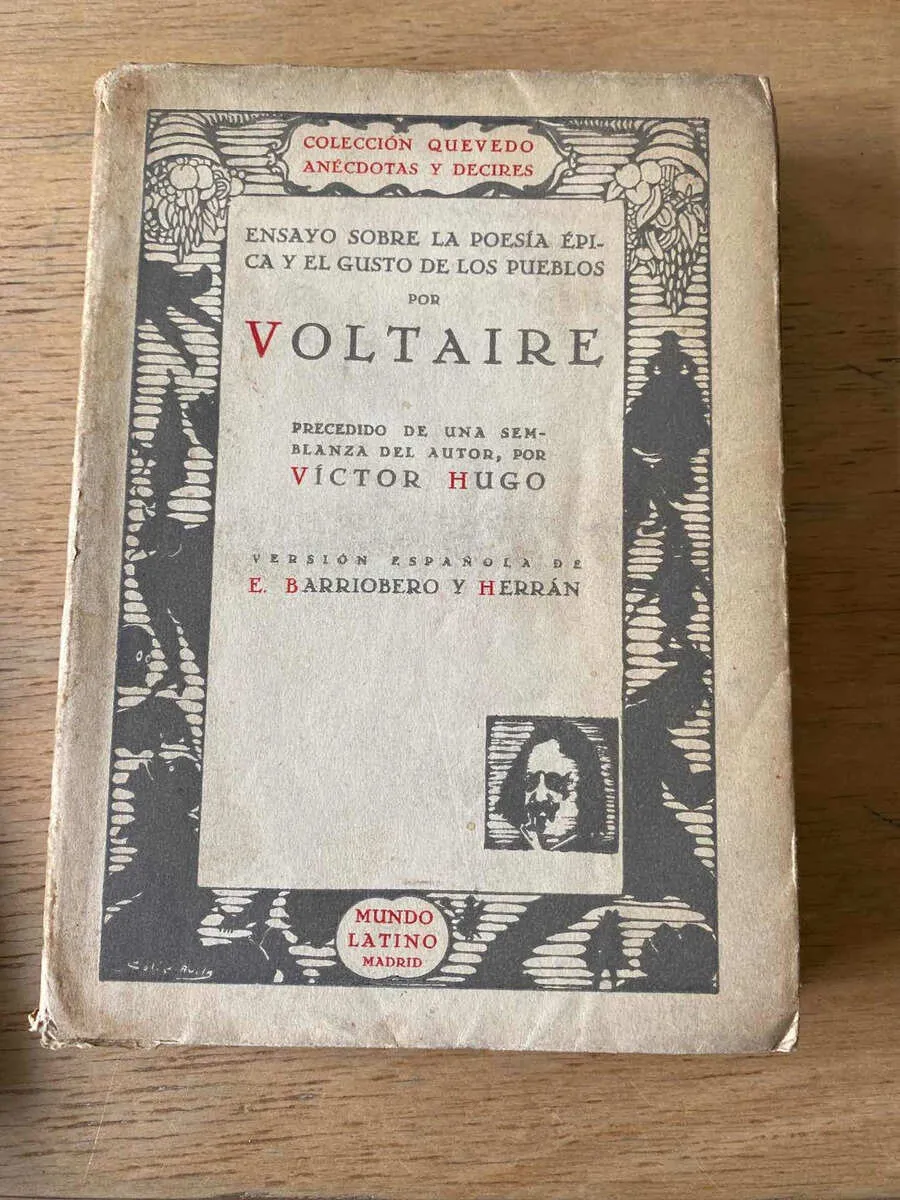Ensayo Sobre La Poesia Epica Y El Gusto De Los- Voltaire (R5