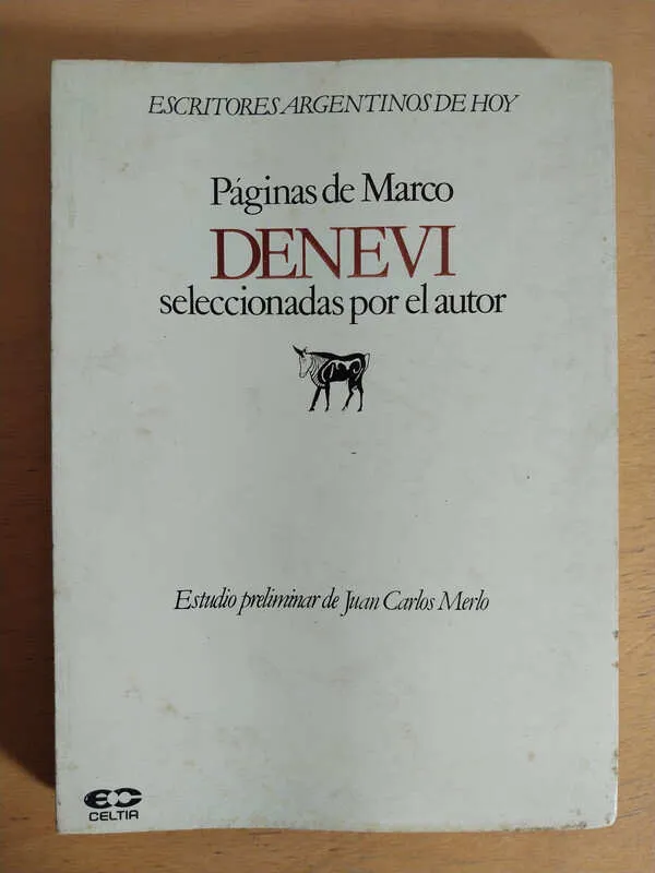 Paginas De Marco Denevi Seleccionadas Por El A- Denevi (ñ2)