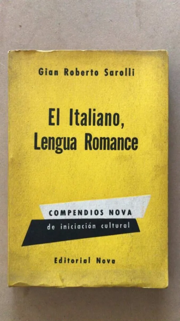 El Italiano, Lengua Romance - Sarolli, Gian Roberto (v2)