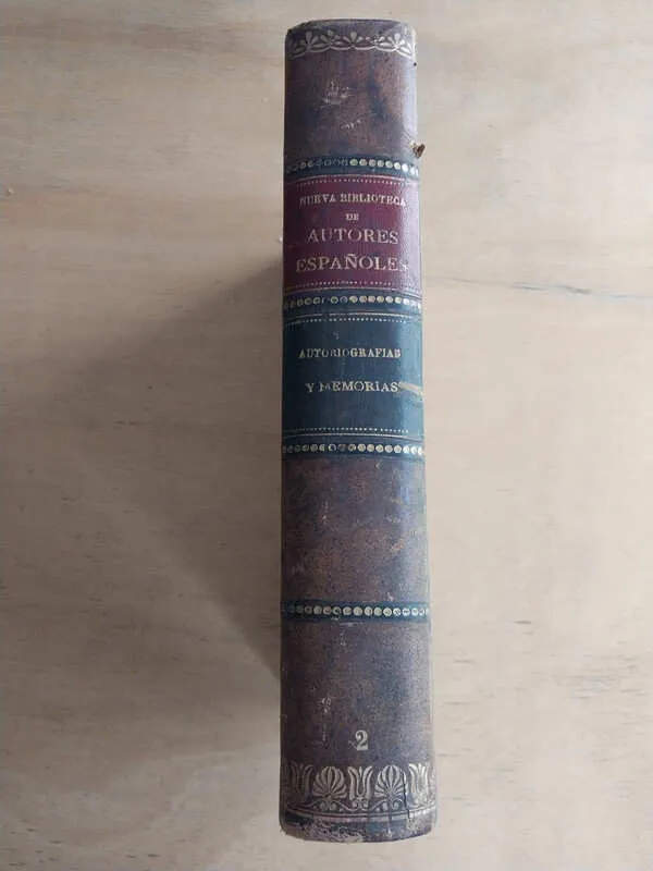Tapa de Autobiografias Y Memorias - Serrano Y Sanz, (cc6)