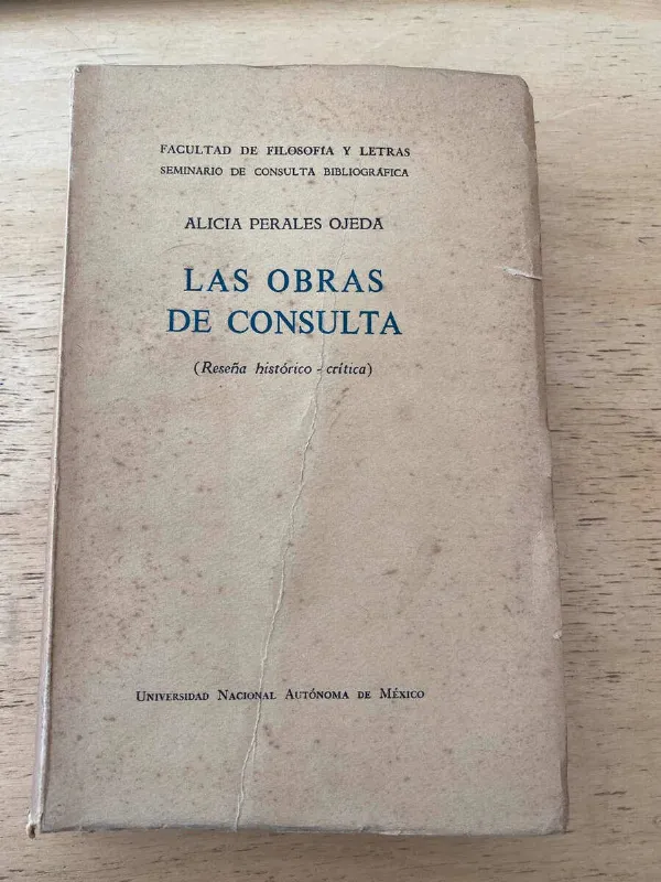 Las Obras De Consulta - Perales Ojeda, Alicia (Y4)
