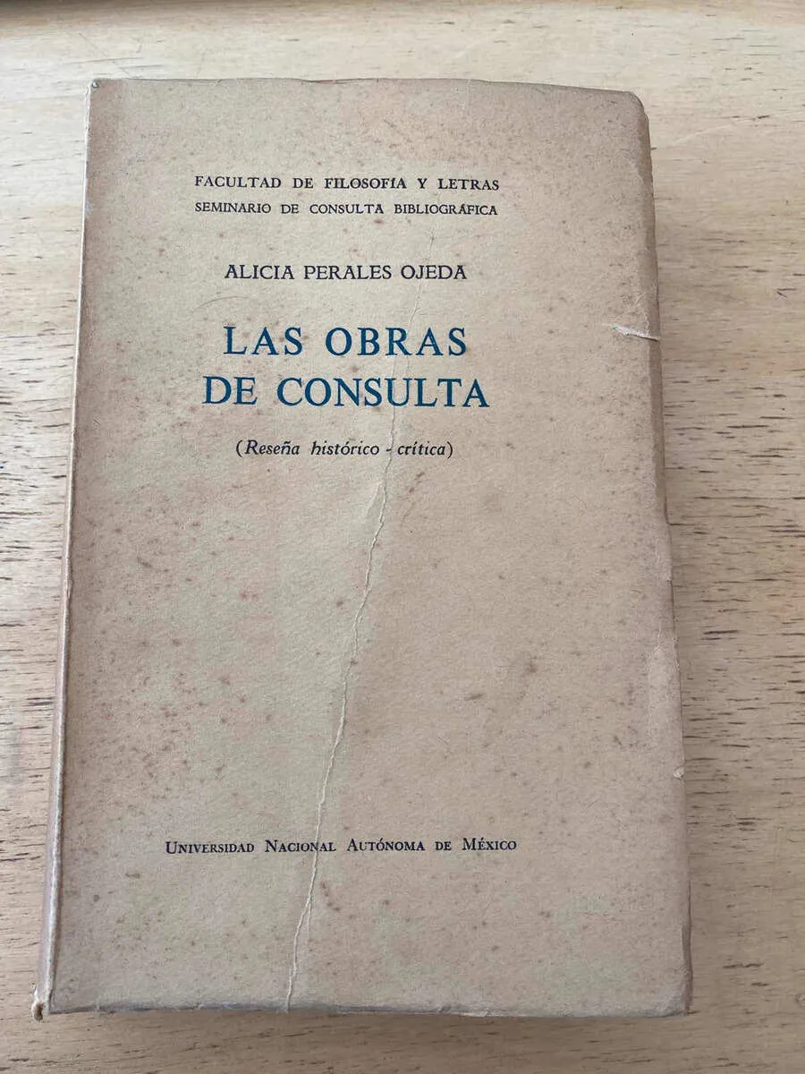 Las Obras De Consulta - Perales Ojeda, Alicia (Y4)