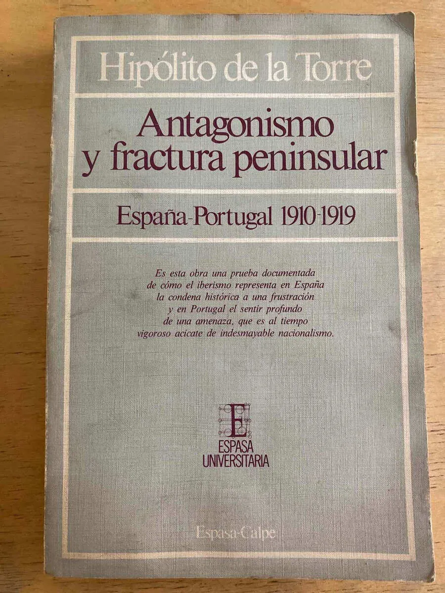 Antagonismo Y Fractura Peninsular España- De La Torre (j1)