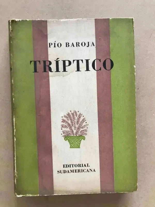 Tapa de Triptico - Baroja, Pio (v4)