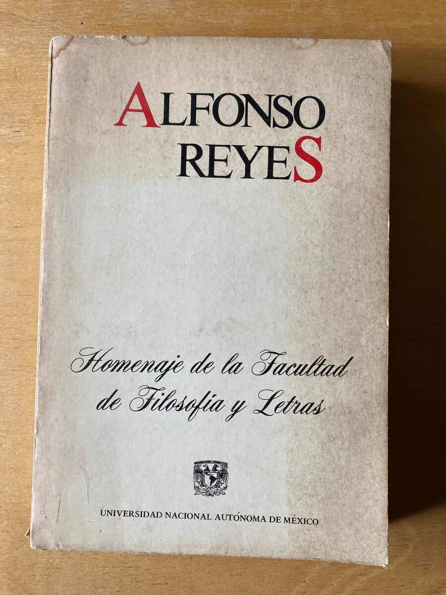 Homenaje De La Facultad De Filosofia Y L- Alfonso Reyes (C6)