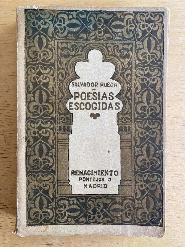 Tapa de Poesias Escogidas - Rueda, Salvador (e4)