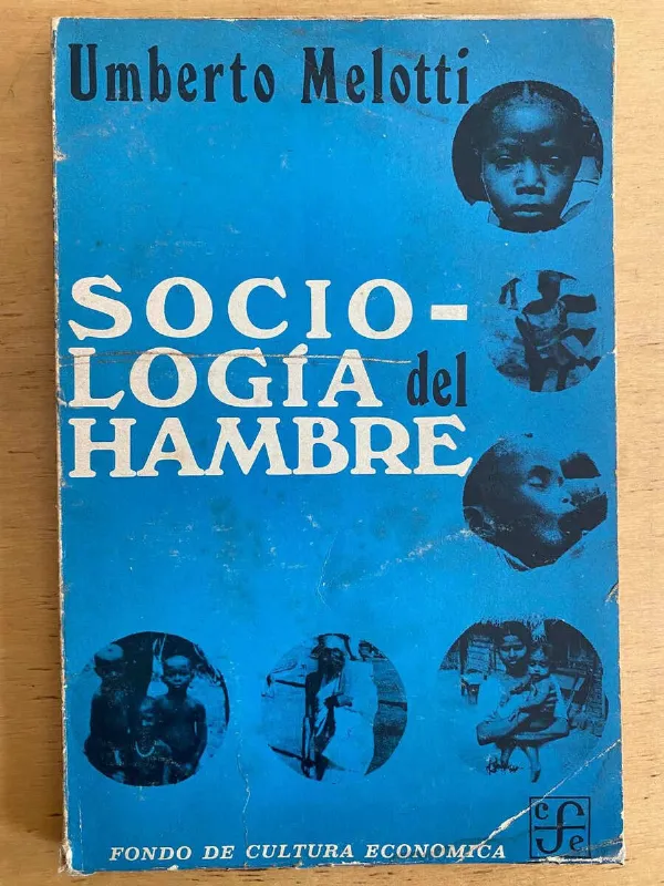Tapa de Sociologia Del Hambre - Melotti, Umberto (j3)
