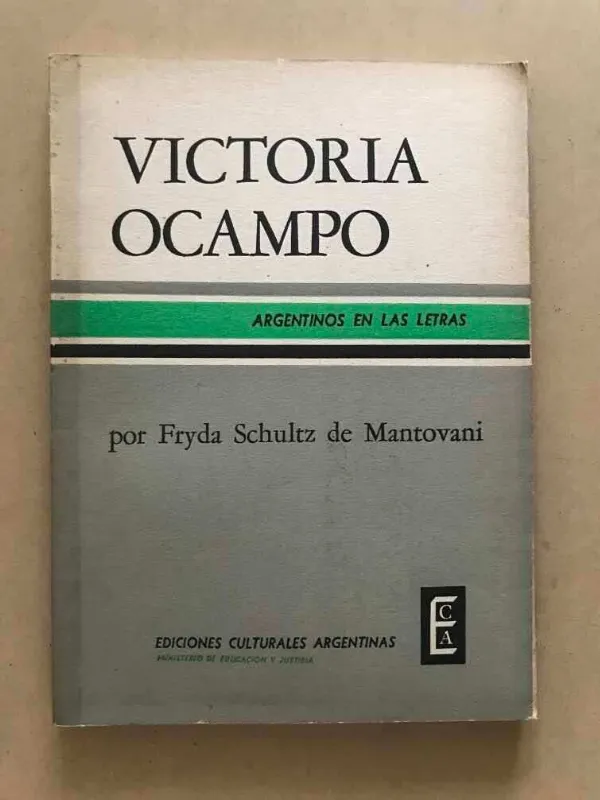 Victoria Ocampo - Schultz De Mantovani, Fryda (r3)