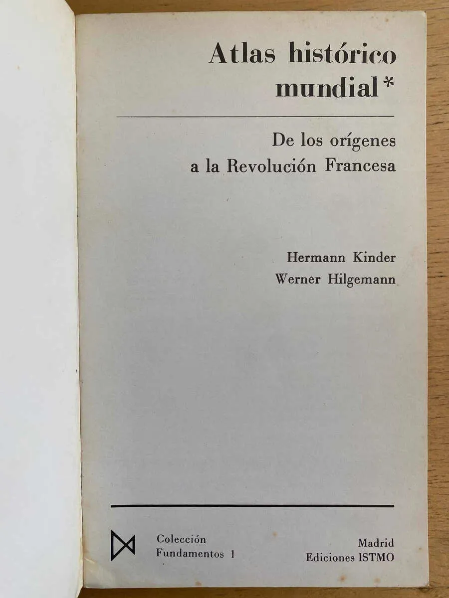 Atlas Historico Mundial - Kinder; Hilgemann (a7)