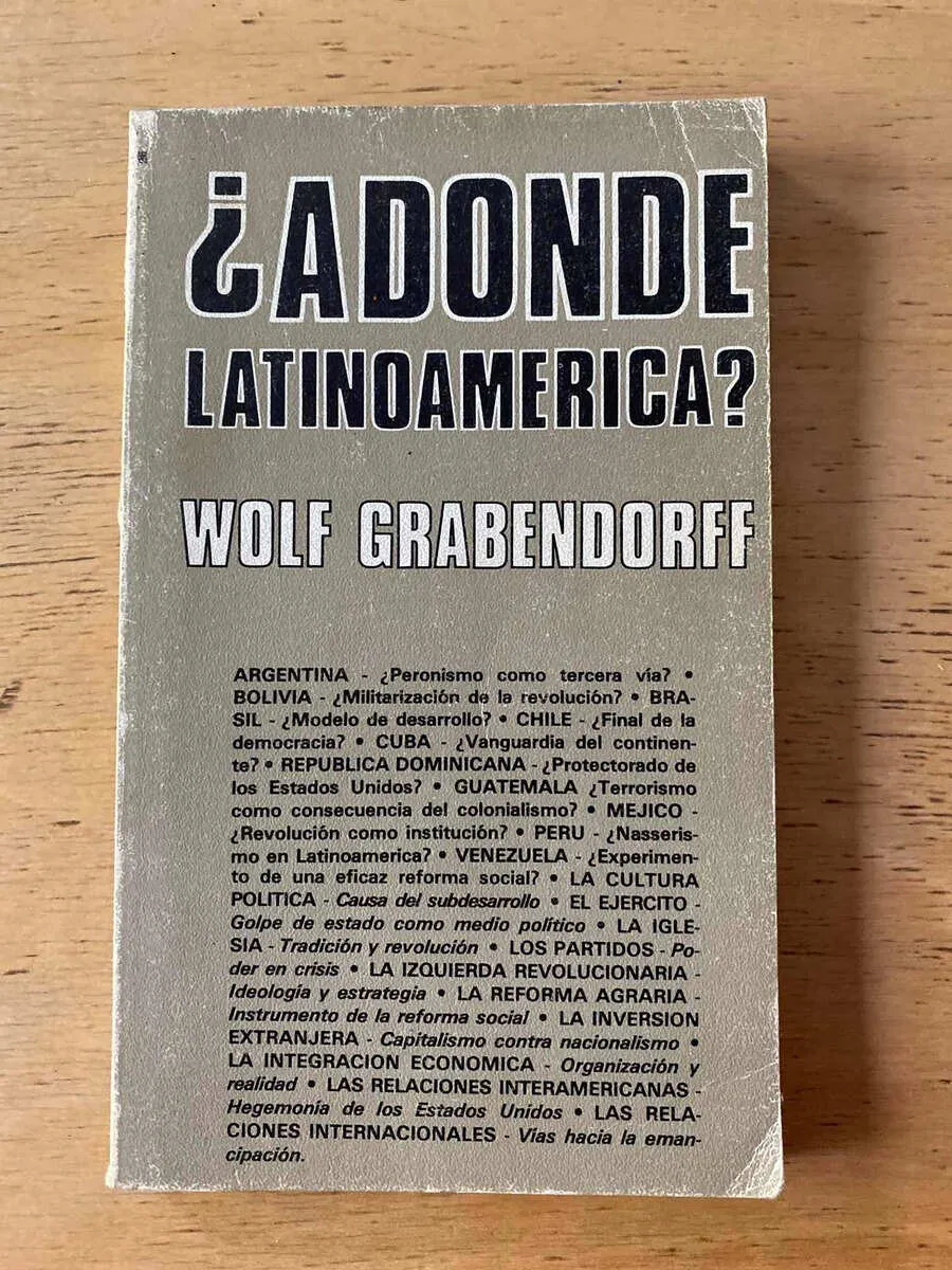 A Donde Latinoamerica? - Grabendorff, Wolf (b6)