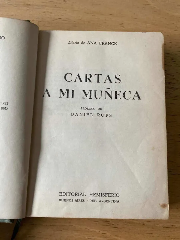 Tapa de Cartas A Mi Muñeca - Franck, Ana (t3)