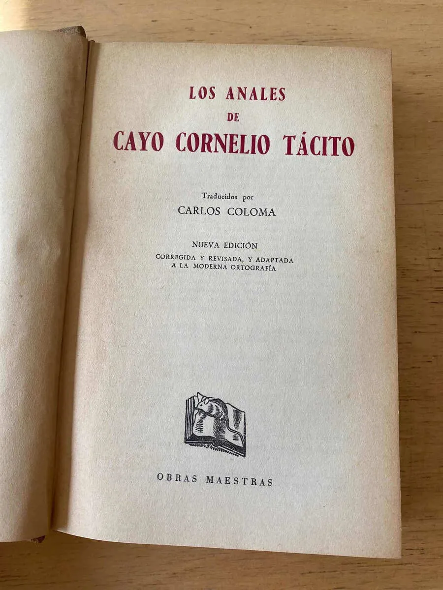 Los Anales De Cayo Cornelio Tacito (t2)