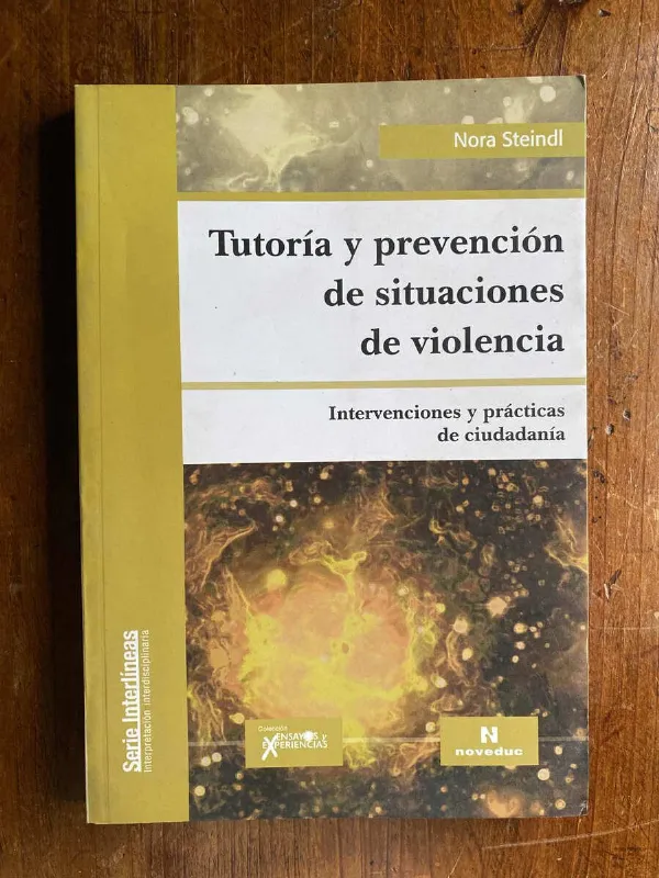 Tapa de Tutoria Y Prevencion De Situaciones De Violencia- Steindl(W3