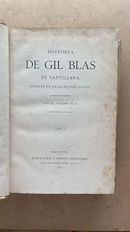 Historia De Gil Blas De Santillana - Lesage (P6)