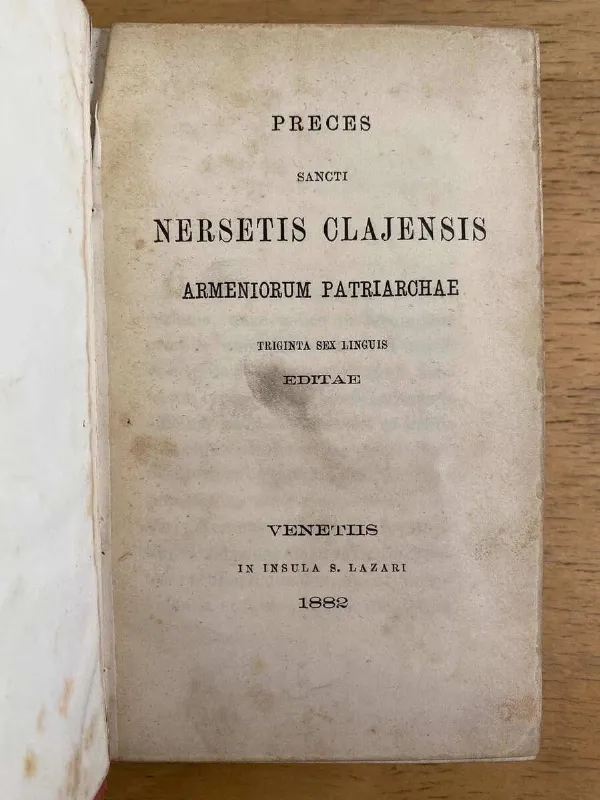 Preces Sancti Nersetis Clajensis Armeniorum Patriarchae (g1)
