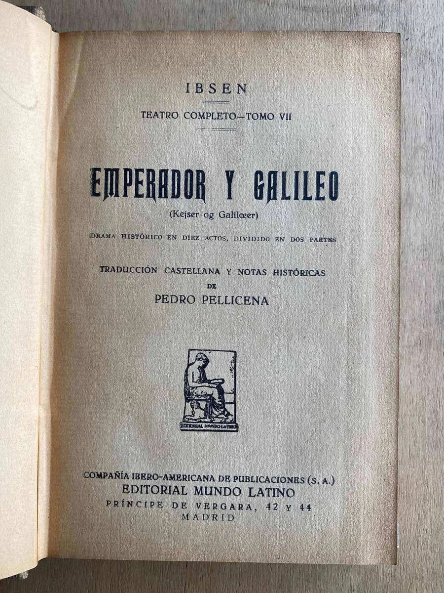 Emperador Y Galileo - Ibsen, E. (a5)