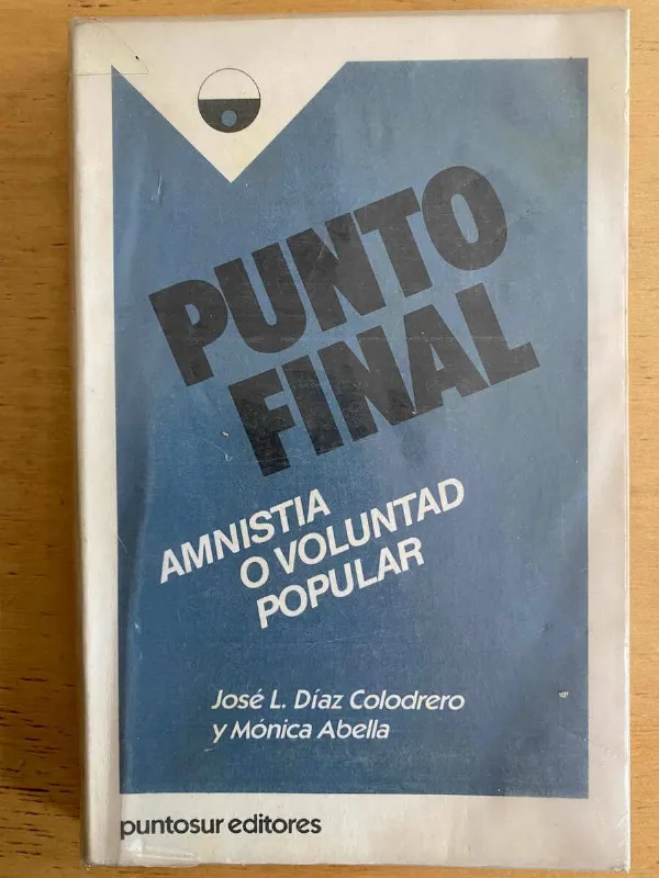 Tapa de Punto Final Amnistia O Voluntad Popular- Diaz Colodrero (j5)