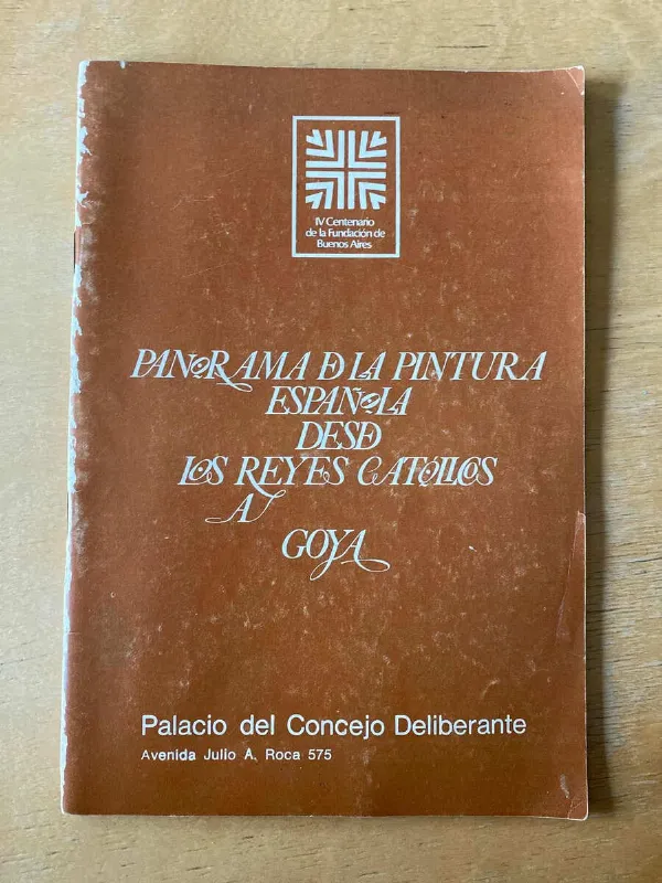 Tapa de Palacio Del Concejo Deliberante - Pintura Española (F4)