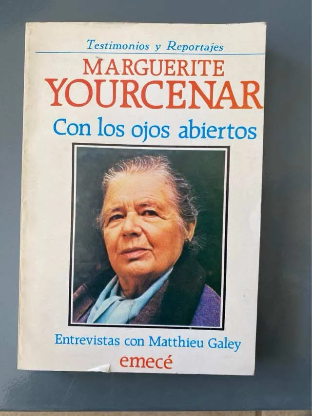 Con Los Ojos Abiertos - Yourcenar, Marguerite (z1)