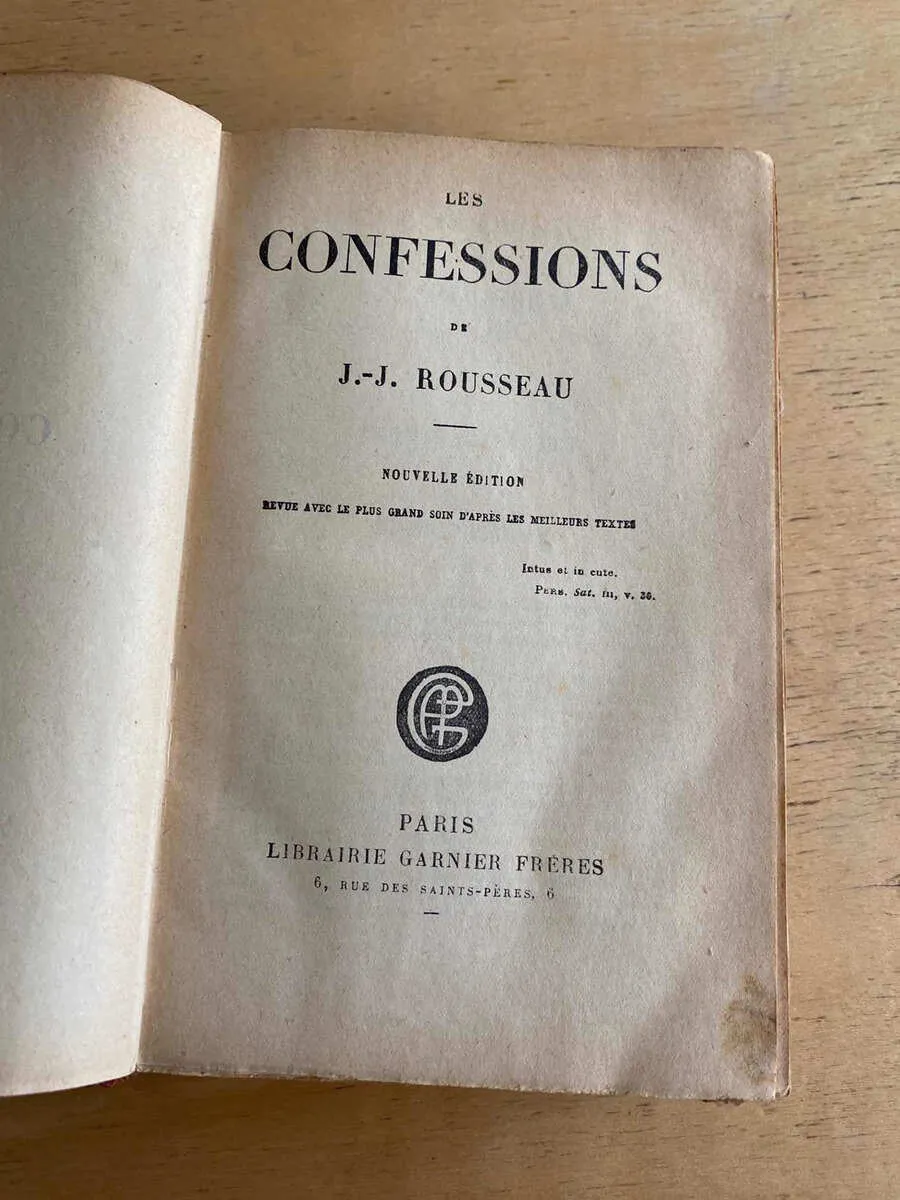 Les Confessions - Rousseau, J.j. (p5)