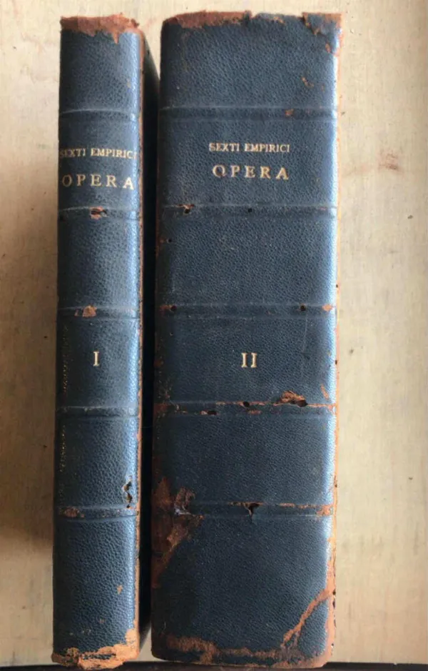 Sexti Empirici Opera Graece Et Latine Sexto Empirico (n3)