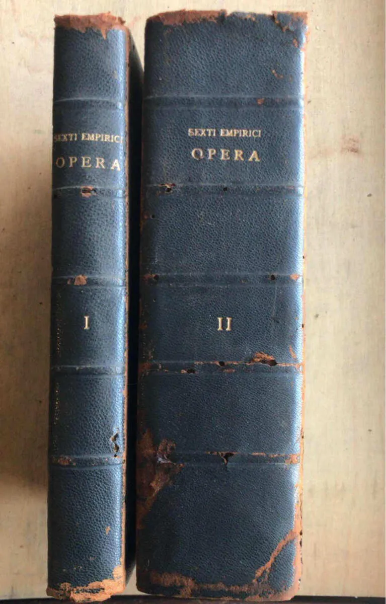 Sexti Empirici Opera Graece Et Latine Sexto Empirico (n3)