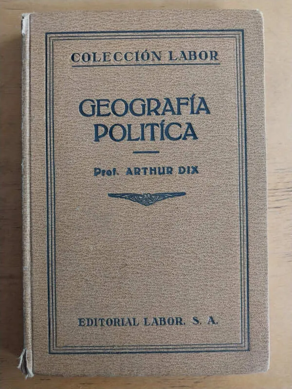 Tapa de Geografia Politica - Dix, Arthur (i4)