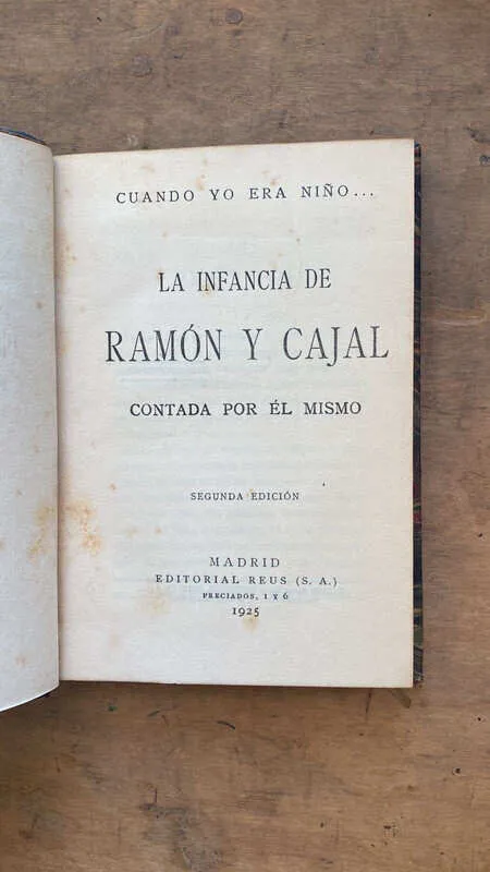 La Infancia De Ramon Y Cajal - Ramon Y Cajal, Santiago (hh4)