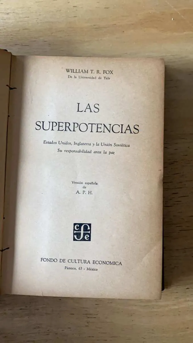 Las Superpotencias - Fox, William T. (q3)