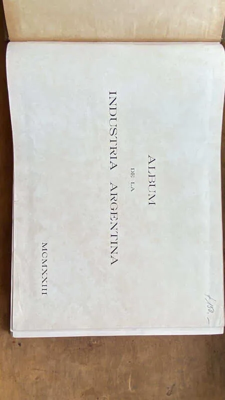 Tapa de Album De La Industria Argentina (gg7)