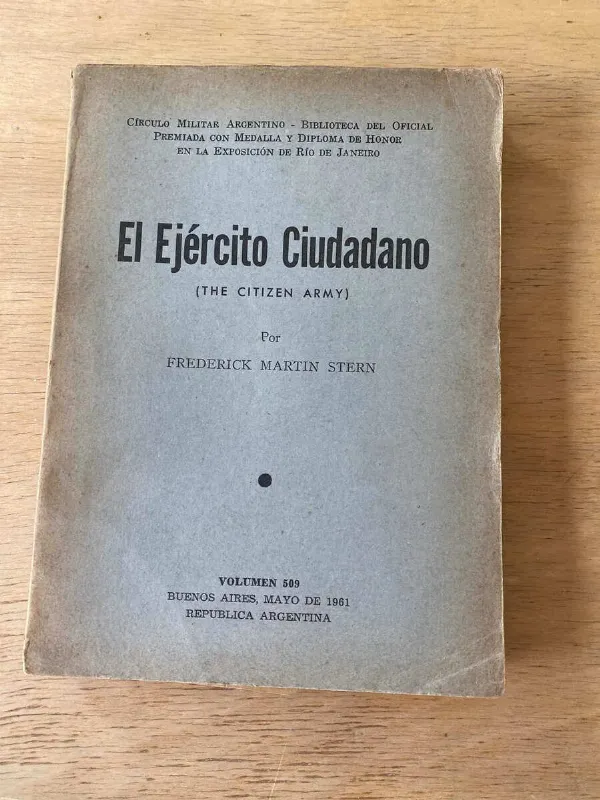 Tapa de El Ejercito Ciudadano - Stern, Frederick Martin (r2)